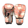 Reading Books And Glasses Pattern Print Boxing Gloves