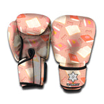 Reading Books And Glasses Pattern Print Boxing Gloves
