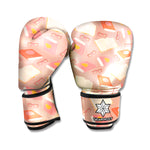 Reading Books And Glasses Pattern Print Boxing Gloves
