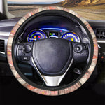 Reading Books And Glasses Pattern Print Car Steering Wheel Cover