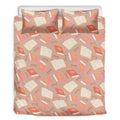 Reading Books And Glasses Pattern Print Duvet Cover Bedding Set