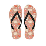 Reading Books And Glasses Pattern Print Flip Flops