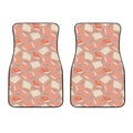 Reading Books And Glasses Pattern Print Front Car Floor Mats