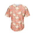 Reading Books And Glasses Pattern Print Men's Baseball Jersey