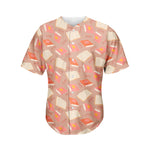 Reading Books And Glasses Pattern Print Men's Baseball Jersey