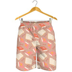 Reading Books And Glasses Pattern Print Men's Shorts