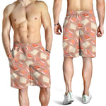 Reading Books And Glasses Pattern Print Men's Shorts