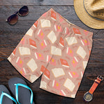 Reading Books And Glasses Pattern Print Men's Shorts