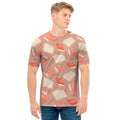 Reading Books And Glasses Pattern Print Men's T-Shirt