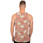 Reading Books And Glasses Pattern Print Men's Tank Top