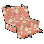 Reading Books And Glasses Pattern Print Pet Car Back Seat Cover