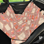 Reading Books And Glasses Pattern Print Pet Car Back Seat Cover