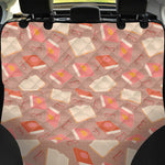 Reading Books And Glasses Pattern Print Pet Car Back Seat Cover