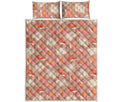 Reading Books And Glasses Pattern Print Quilt Bed Set
