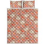 Reading Books And Glasses Pattern Print Quilt Bed Set
