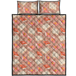 Reading Books And Glasses Pattern Print Quilt Bed Set
