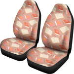 Reading Books And Glasses Pattern Print Universal Fit Car Seat Covers