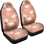 Reading Books And Glasses Pattern Print Universal Fit Car Seat Covers