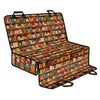 Reading Library Pattern Print Pet Car Back Seat Cover