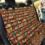 Reading Library Pattern Print Pet Car Back Seat Cover