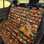 Reading Library Pattern Print Pet Car Back Seat Cover