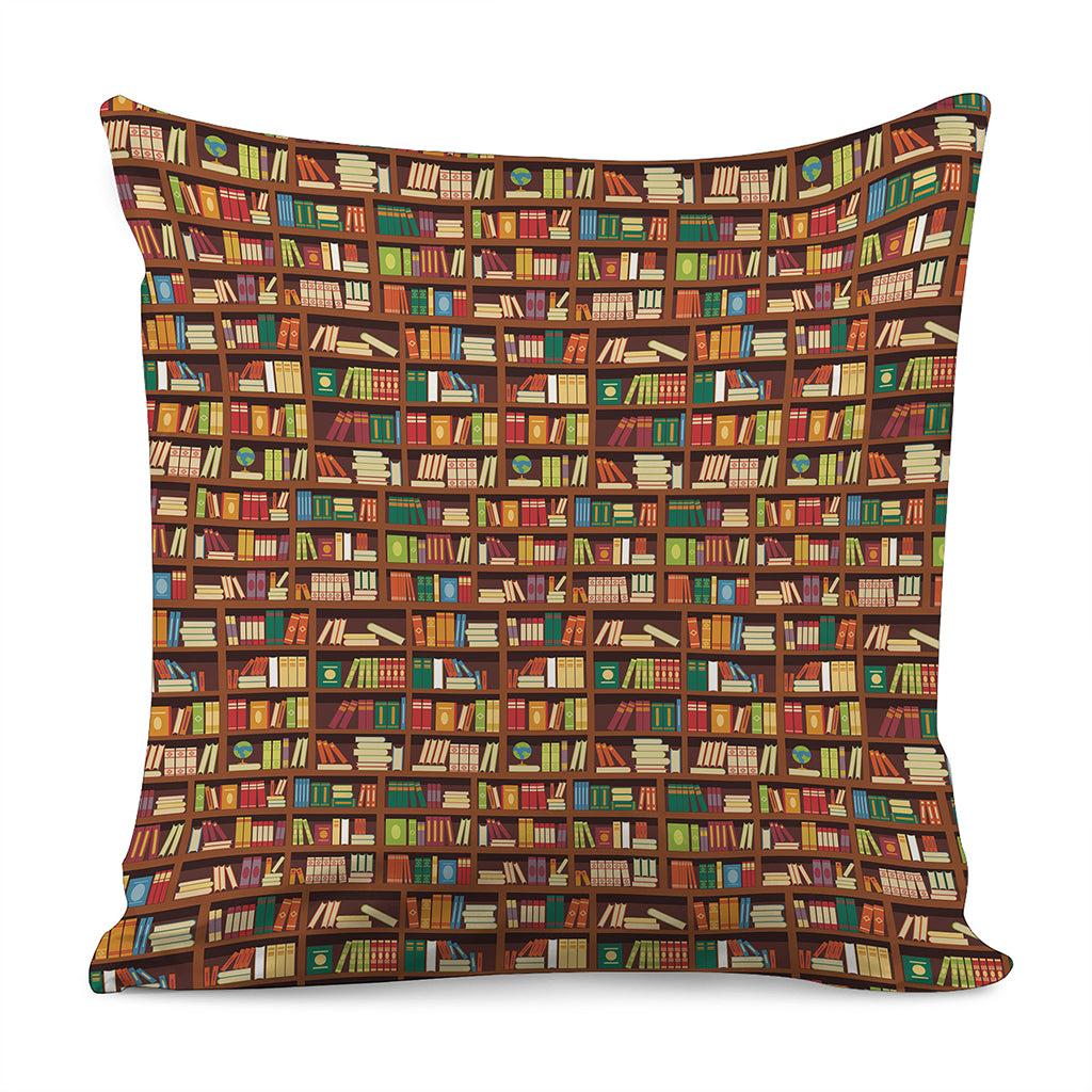 Reading Library Pattern Print Pillow Cover
