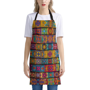 Rectangle Mandala Bohemian Pattern Print Apron