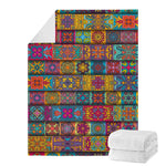 Rectangle Mandala Bohemian Pattern Print Blanket