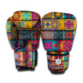 Rectangle Mandala Bohemian Pattern Print Boxing Gloves