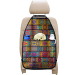 Rectangle Mandala Bohemian Pattern Print Car Seat Organizers