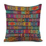Rectangle Mandala Bohemian Pattern Print Pillow Cover