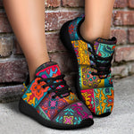 Rectangle Mandala Bohemian Pattern Print Sport Shoes GearFrost