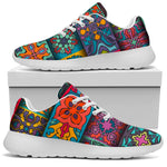 Rectangle Mandala Bohemian Pattern Print Sport Shoes GearFrost