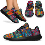 Rectangle Mandala Bohemian Pattern Print Sport Shoes GearFrost