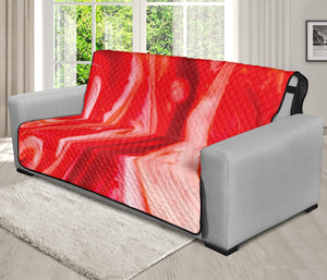 Red Acid Melt Print Futon Protector