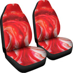 Red Acid Melt Print Universal Fit Car Seat Covers