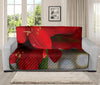 Red Amaryllis Print Futon Protector