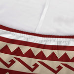 Red And Beige Southwestern Pattern Print Sofa Cover
