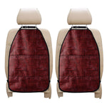 Red And Black African Ethnic Print Car Seat Organizers