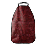 Red And Black African Ethnic Print Car Seat Organizers