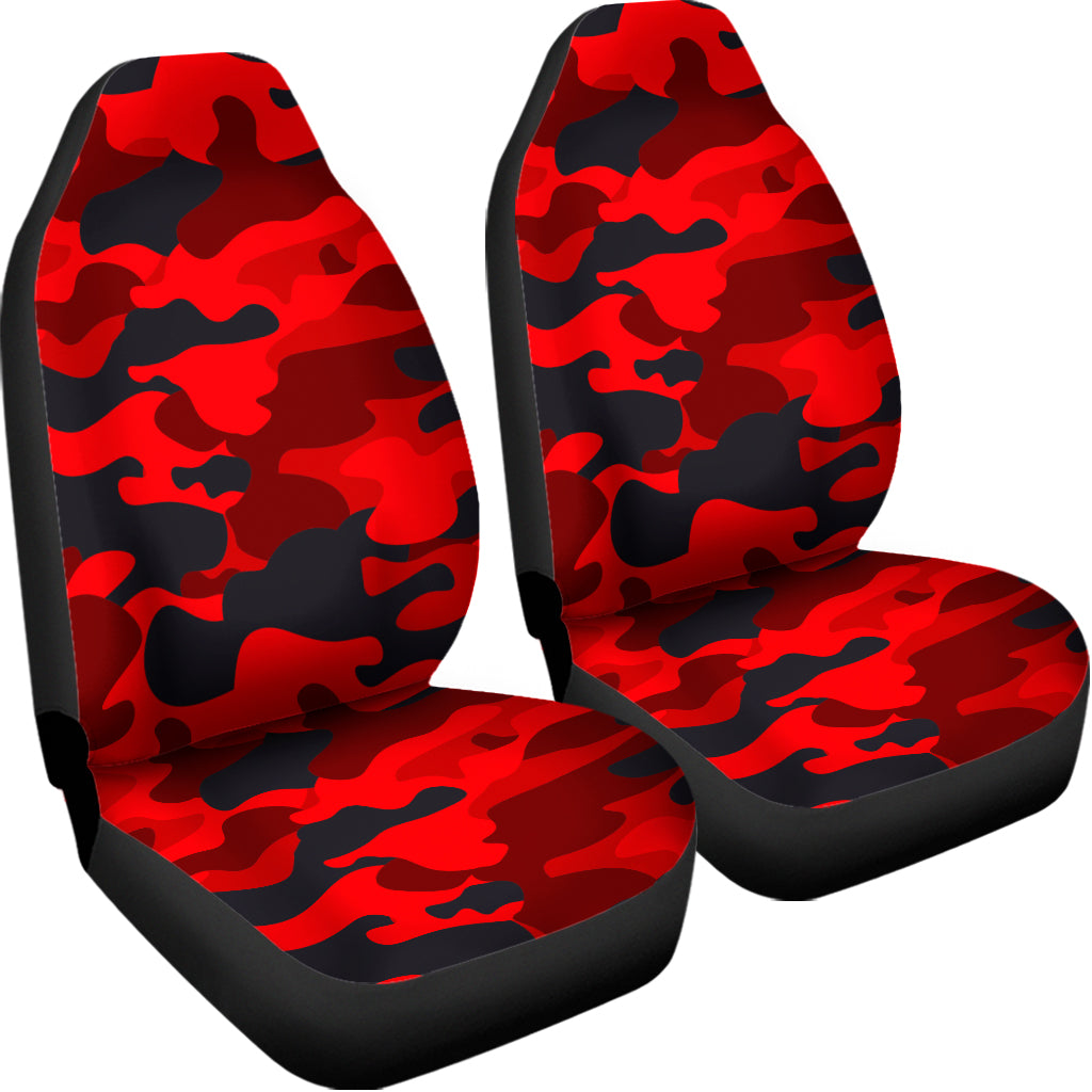 Red Marble Pattern Print Universal Fit Car Seat Cover