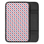 Red And Blue American Star Pattern Print Car Center Console Cover