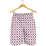 Red And Blue American Star Pattern Print Men's Shorts