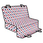 Red And Blue American Star Pattern Print Pet Car Back Seat Cover