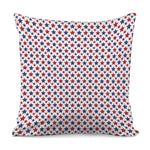 Red And Blue American Star Pattern Print Pillow Cover