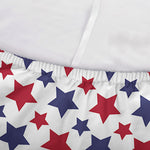 Red And Blue American Star Pattern Print Sofa Cover