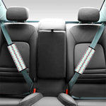 Red And Blue DNA Pattern Print Car Seat Belt Covers