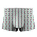 Red And Blue DNA Pattern Print Men's Boxer Briefs