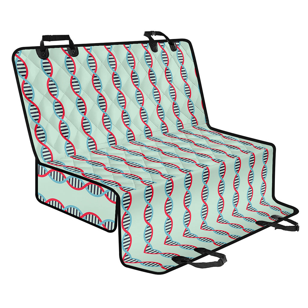 Red And Blue DNA Pattern Print Pet Car Back Seat Cover