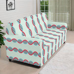 Red And Blue DNA Pattern Print Sofa Cover